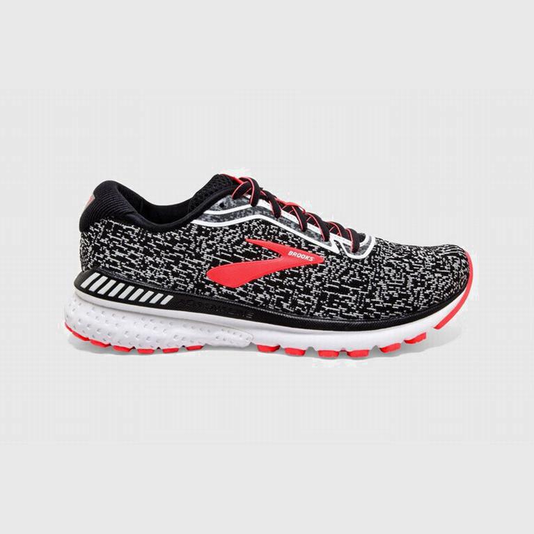 Brooks Adrenaline Gts 20 - Zapatillas Running Asfalto Mujer - Negras / Blancas / Coral (UI5618439)